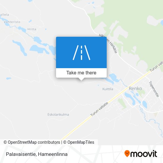 Palavaisentie map