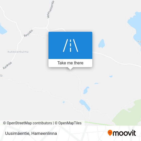 Uusimäentie map