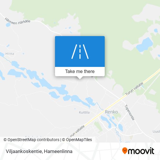 Viljaankoskentie map