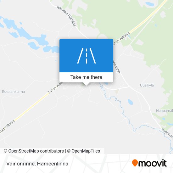 Väinönrinne map