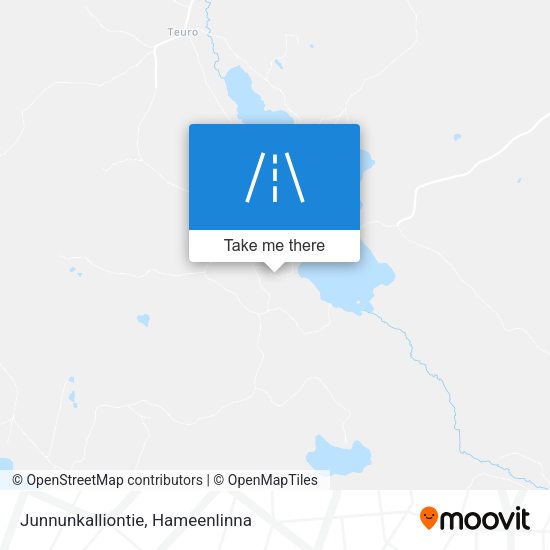 Junnunkalliontie map