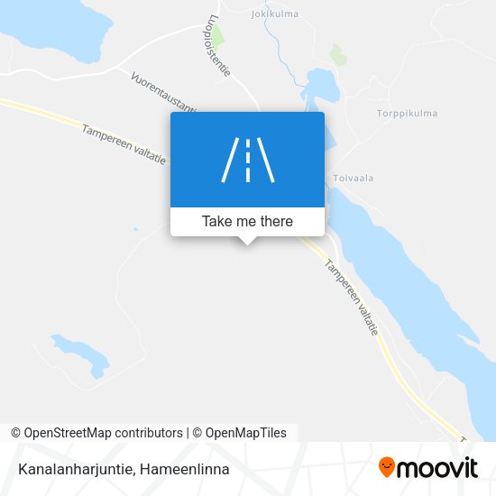 Kanalanharjuntie map