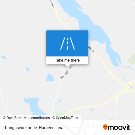 Kangasvuokontie map