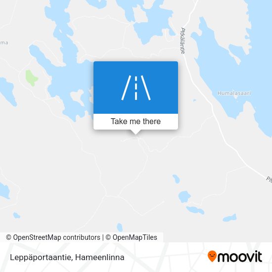 Leppäportaantie map