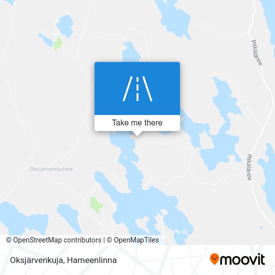 Oksjärvenkuja map