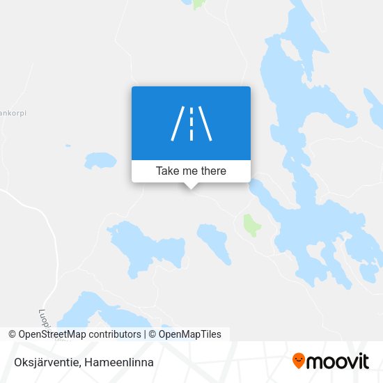 Oksjärventie map