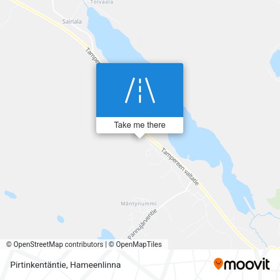 Pirtinkentäntie map