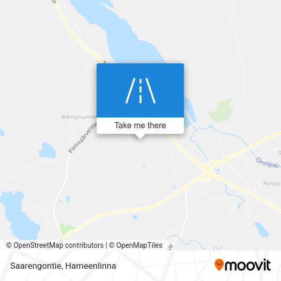 Saarengontie map