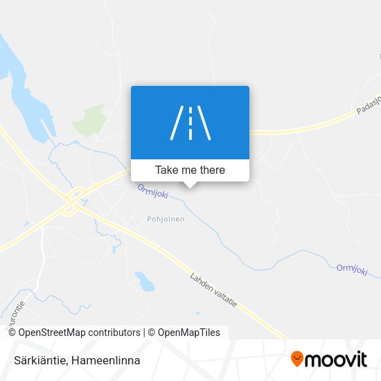 Särkiäntie map