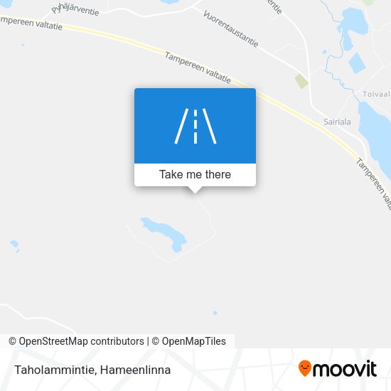 Taholammintie map