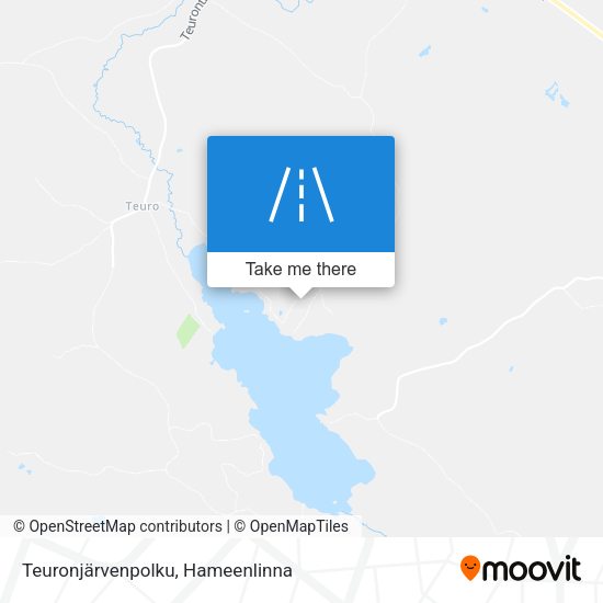 Teuronjärvenpolku map