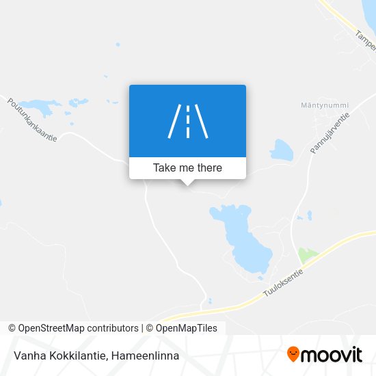 Vanha Kokkilantie map