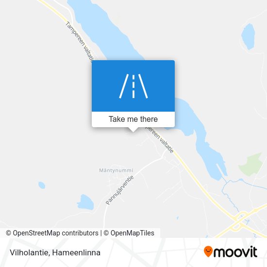 Vilholantie map