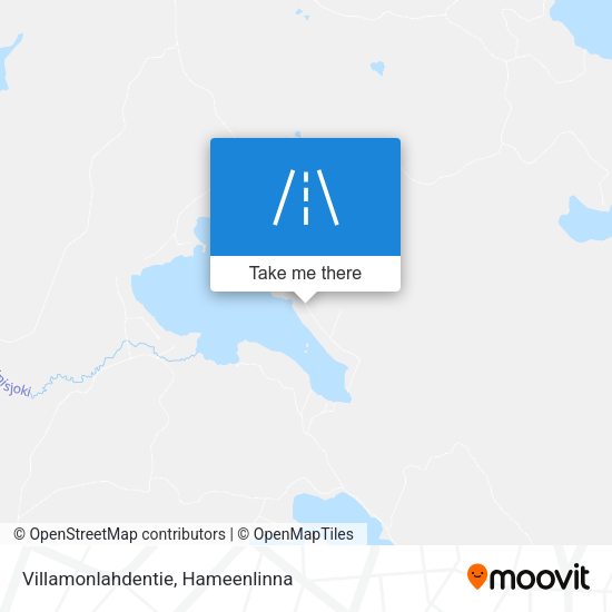 Villamonlahdentie map