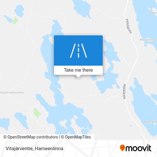 Vitajärventie map