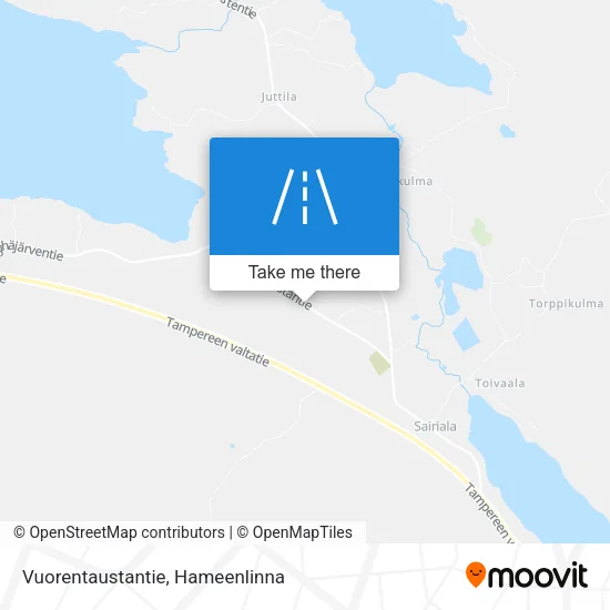 Vuorentaustantie map