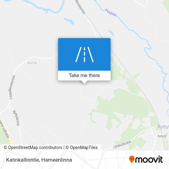 Katinkalliontie map