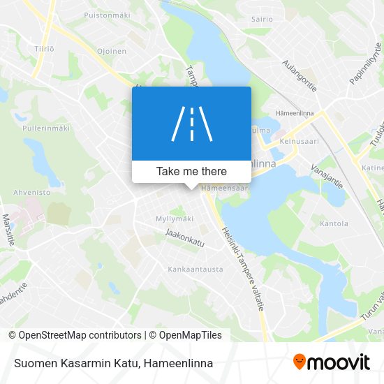 Suomen Kasarmin Katu map