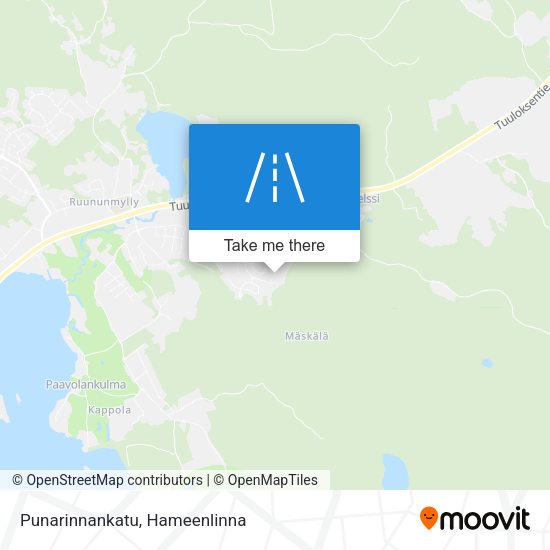 Punarinnankatu map