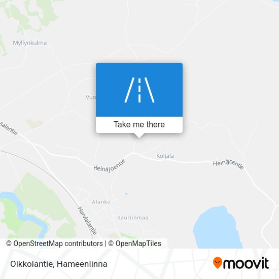Olkkolantie map