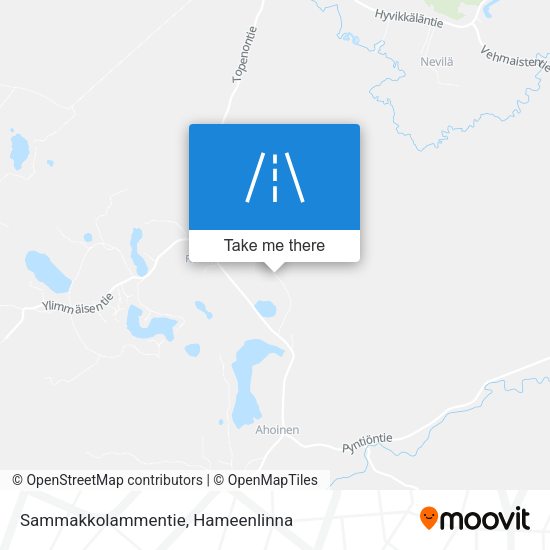 Sammakkolammentie map