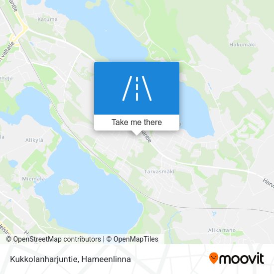 Kukkolanharjuntie map