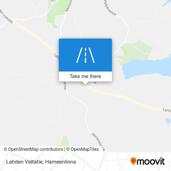 Lahden Valtatie map