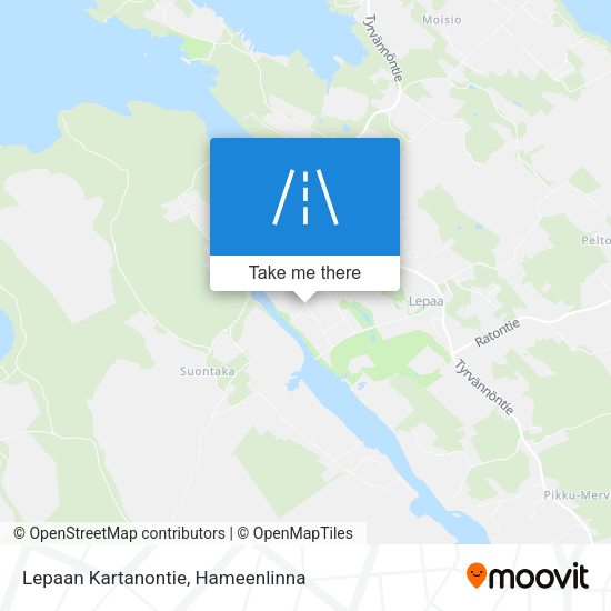 Lepaan Kartanontie map