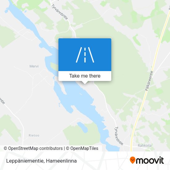 Leppäniementie map