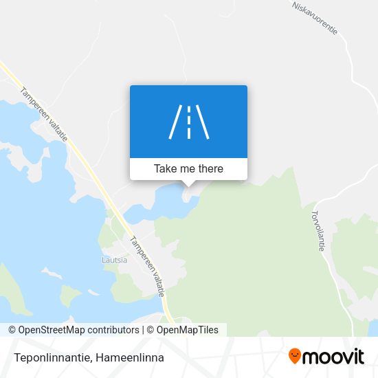 Teponlinnantie map