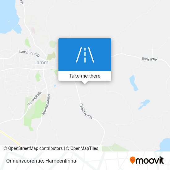 Onnenvuorentie map