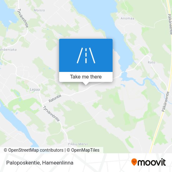 Paloposkentie map