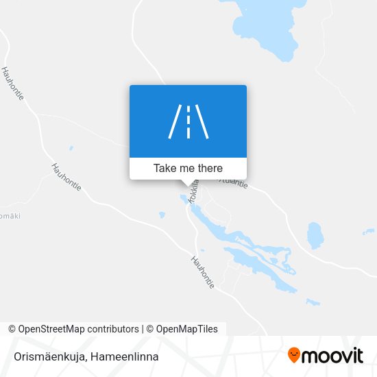 Orismäenkuja map