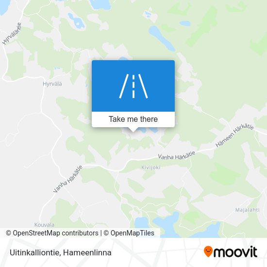 Uitinkalliontie map