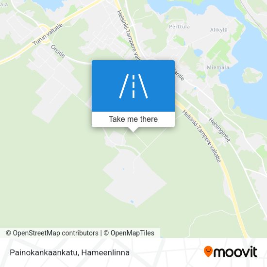 Painokankaankatu map