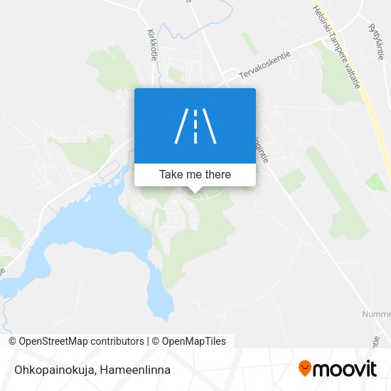 Ohkopainokuja map