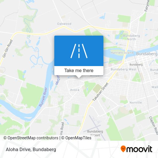 Aloha Drive map