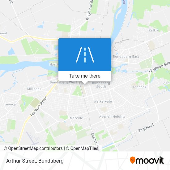 Arthur Street map