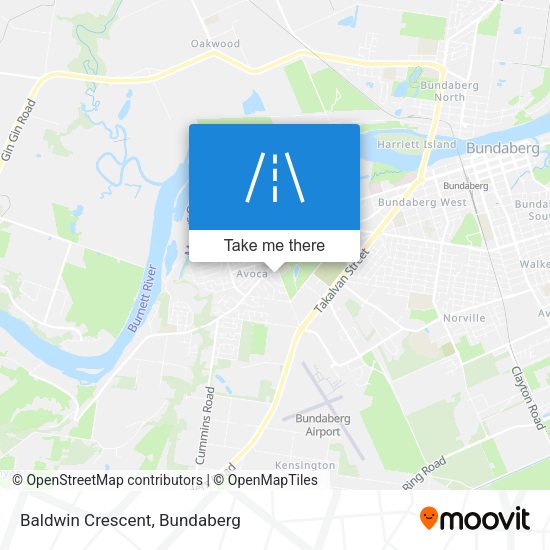 Baldwin Crescent map
