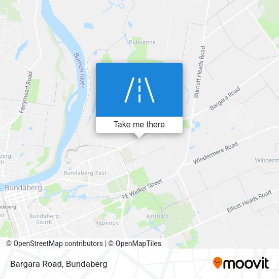 Bargara Road map
