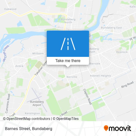 Barnes Street map