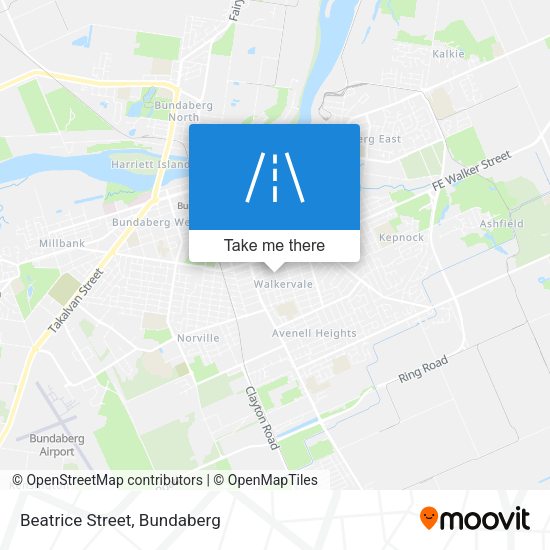 Beatrice Street map