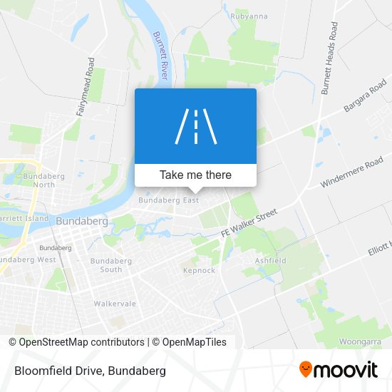 Bloomfield Drive map