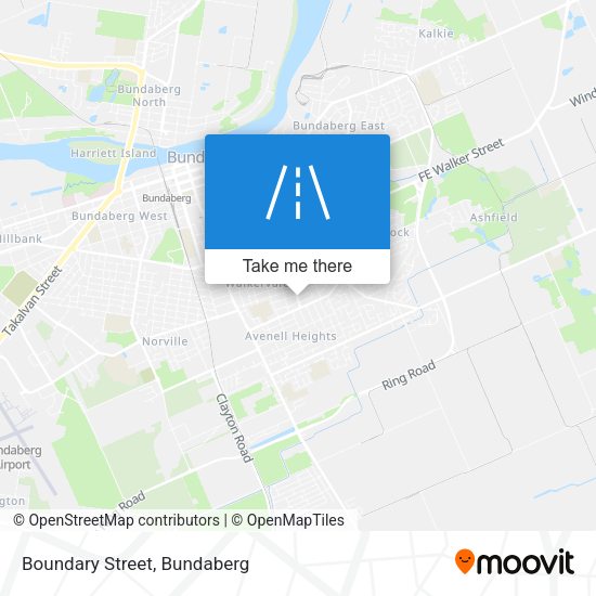 Boundary Street map