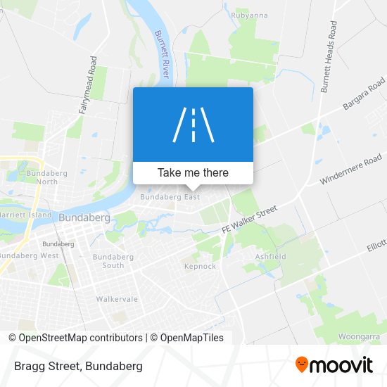 Bragg Street map