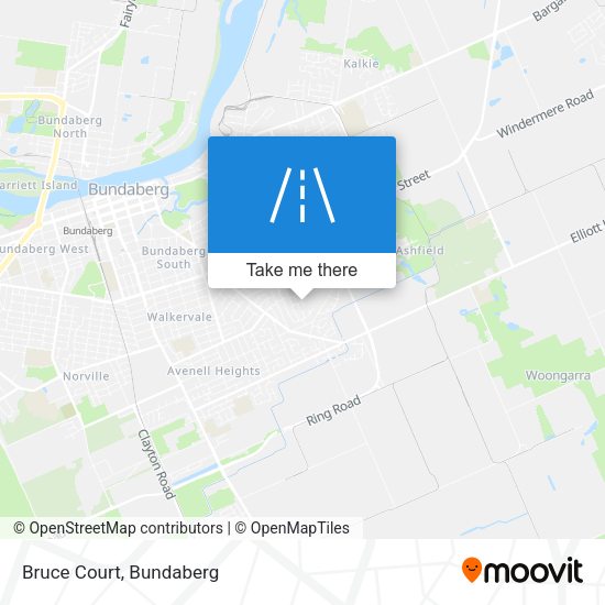 Bruce Court map