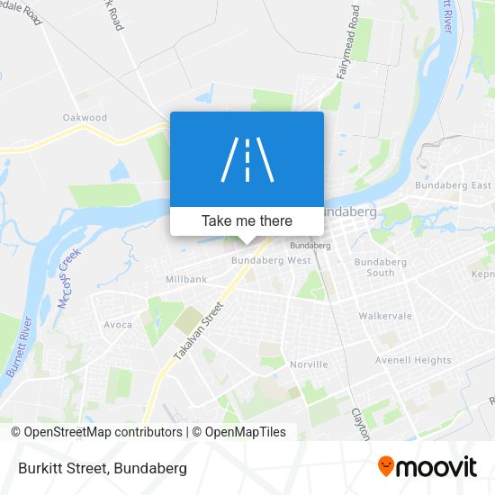 Burkitt Street map