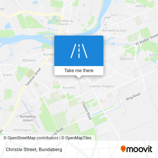 Christie Street map