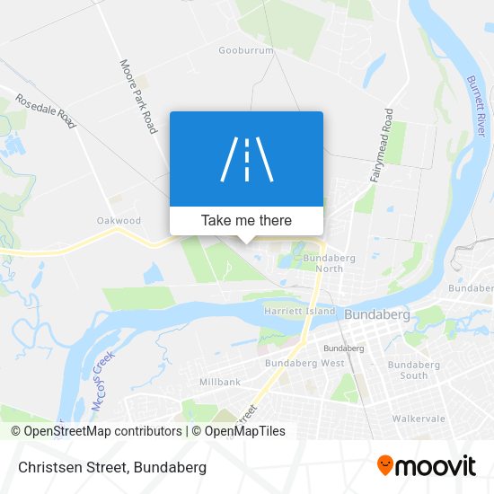 Christsen Street map