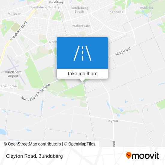 Clayton Road map